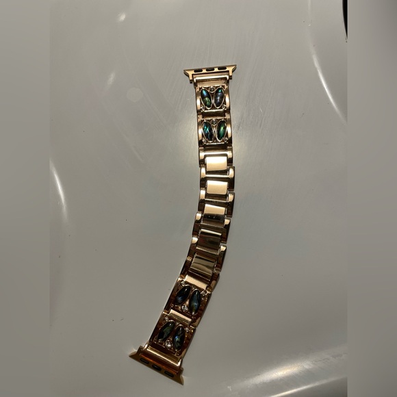 Apple Watch Gold & abalone shell watch band ladies
SE 1/2/3/4/5/6 - Picture 5 of 7